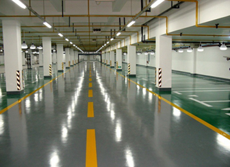 Installation example of T8 type in indoor parking lot