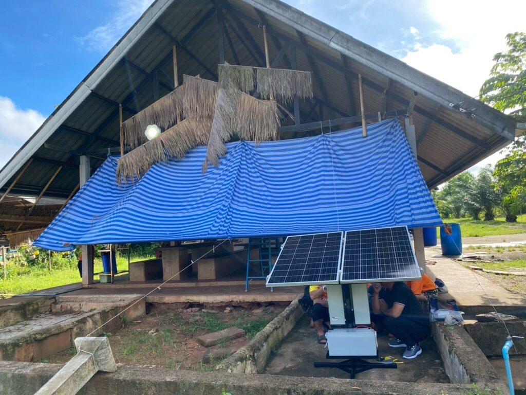 Secure power with solar panels