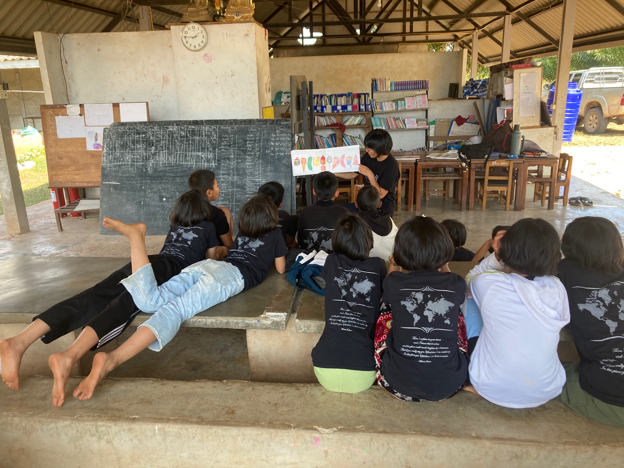 A scene from a class at 